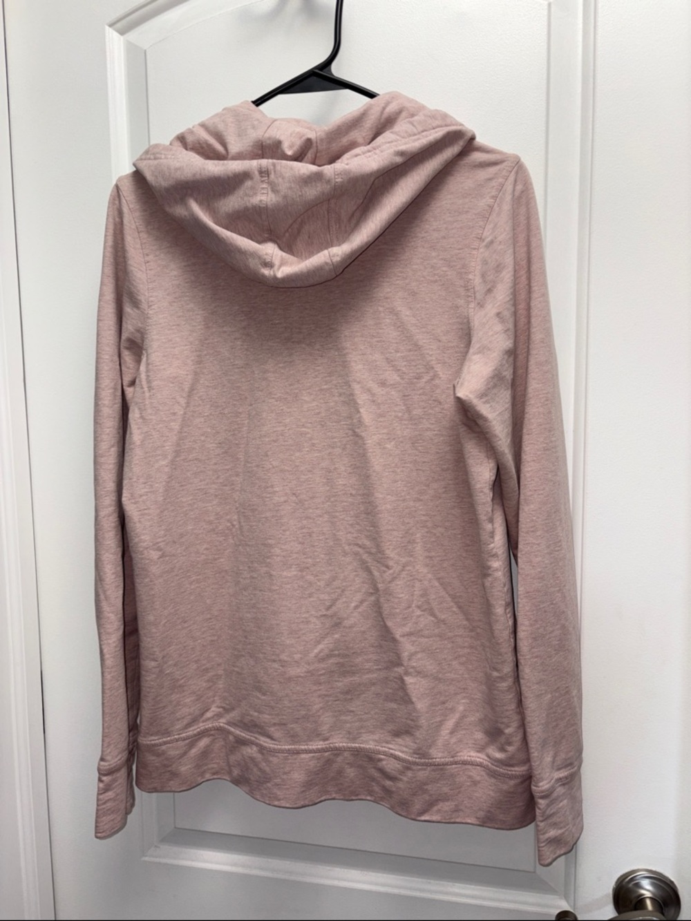 Pact Zip Up Hooded Sweatshirt Size Large Lightweight Jacket Pink - Picture 6 of 6